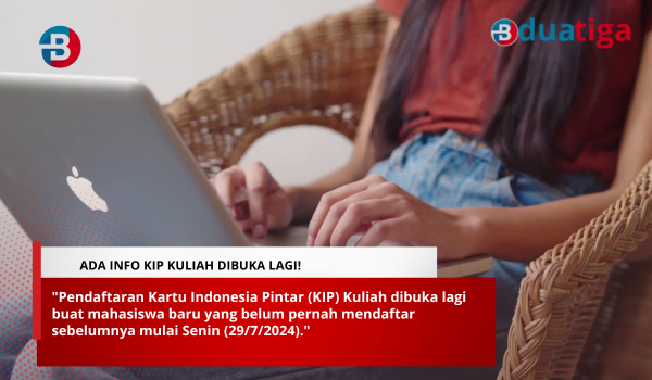 Pagi Ini di depan komputer ada Info KIP Kuliah Dibuka Lagi!