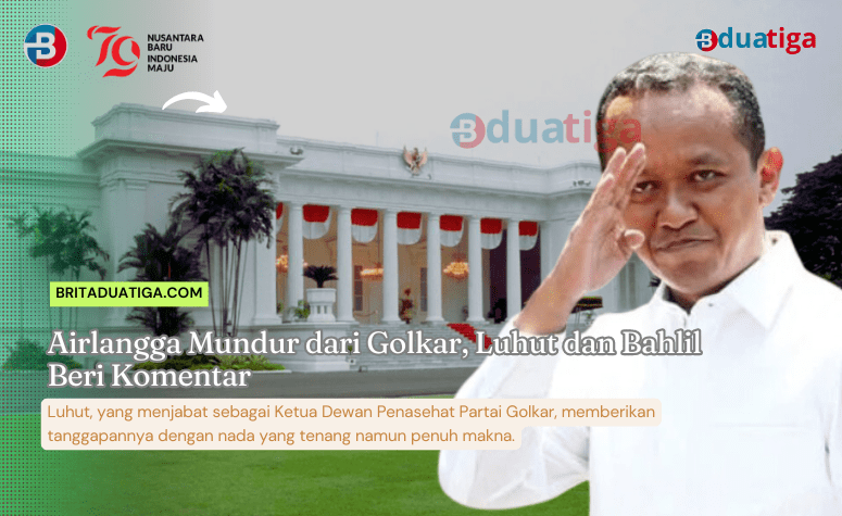 Airlangga Mundur dari Golkar, Luhut dan Bahlil Beri Komentar