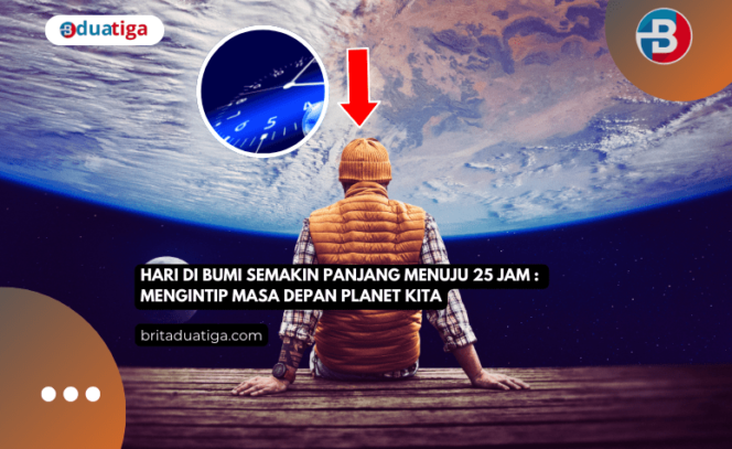 
Hari di Bumi Semakin Panjang Menuju 25 Jam (gambar ilustrasi/britaduatiga.com/Agustus2024)