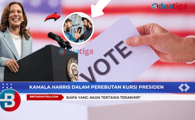 
Siapa Tertawa Terakhir? Kamala Harris dalam Perebutan Kursi Presiden (Gambar Ilustrasi hanyalah pemanis/britaduatiga.com)