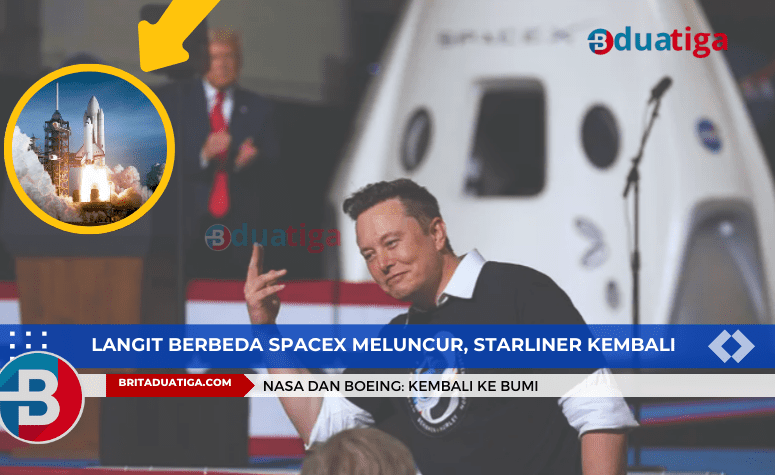 Elon Musk di Tengah Badai SpaceX Meluncur Langit Berbeda, Starliner Kembali