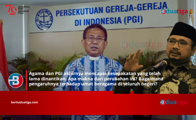 
Perubahan Izin Rumah Ibadah, PGI dan Menag Sepakat (Images kreative: yakang admin britaduatiga.com)