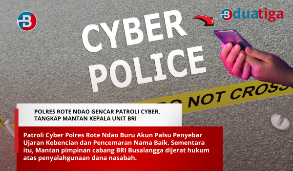 Polres Rote Ndao Gencar Patroli Cyber, Tangkap Mantan Kepala Unit BRI