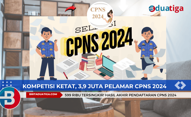 3,9 Juta Bersaing, 599 Ribu Tersingkir! Hasil Akhir Pendaftaran CPNS 2024