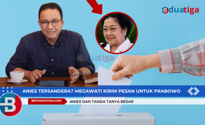 
Anies Tersandera? Megawati Kirim Pesan untuk Prabowo (Images ilustrasi kreative/britaduatiga.com)