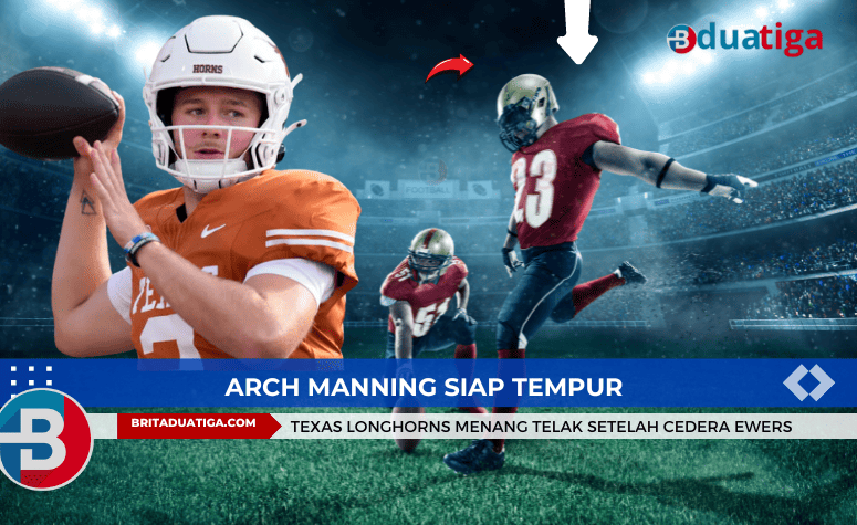 Arch Manning Siap Tempur; Texas Longhorns Menang Telak Setelah Cedera Ewers