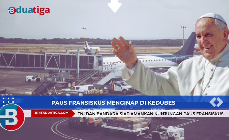 Paus Fransiskus Menginap di Kedubes, TNI dan Bandara Siap Amankan Kunjungan