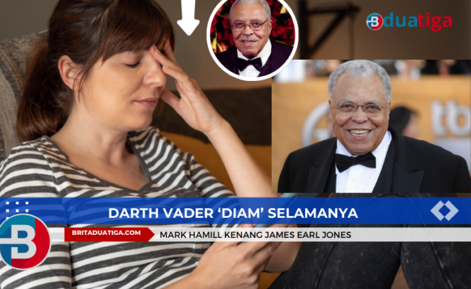 
Darth Vader 'Diam' Selamanya, Mark Hamill Kenang James Earl Jones (Illustration Image/ britaduatiga.com/Sep2024)