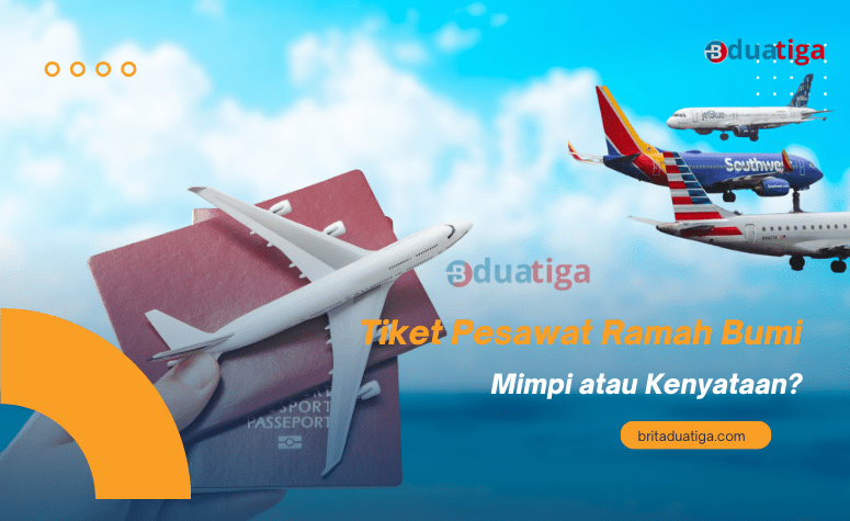 Tiket Pesawat Ramah Bumi Mimpi atau Kenyataan?