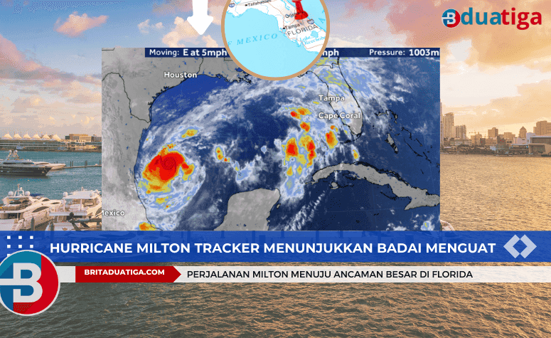 Hurricane Milton Tracker menunjukkan badai menguat, Florida bersiap menghadapi dampak 