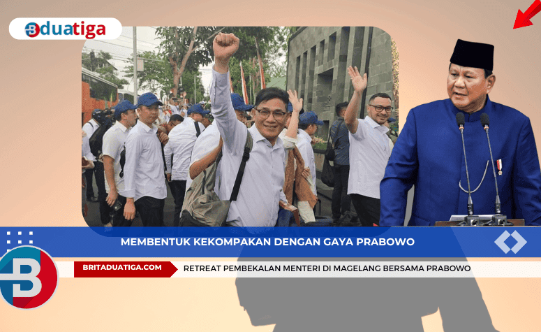 Naik Hercules ke Akmil, Retreat Pembekalan Menteri di Magelang Bersama Prabowo