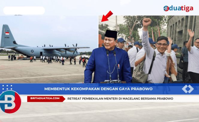 
Naik Hercules ke Akmil, Retreat Pembekalan Menteri di Magelang Bersama Prabowo (yb-kreative images/britaduatiga.com/25/Oktob2024)