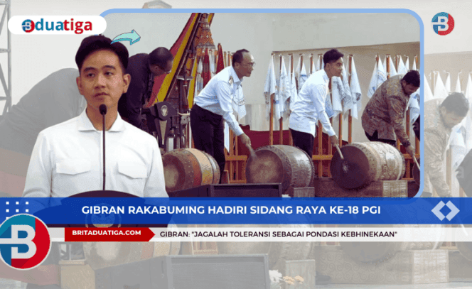 
Gibran Rakabuming Hadiri Sidang Raya ke-18 PGI, Kasi Pesan Jaga Toleransi (Dok.yb-britaduatiga.com/kreative images/design2024)