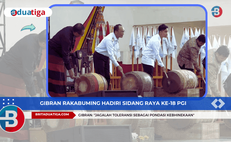 Gibran Rakabuming Hadiri Sidang Raya ke-18 PGI, Kasi Pesan Jaga Toleransi