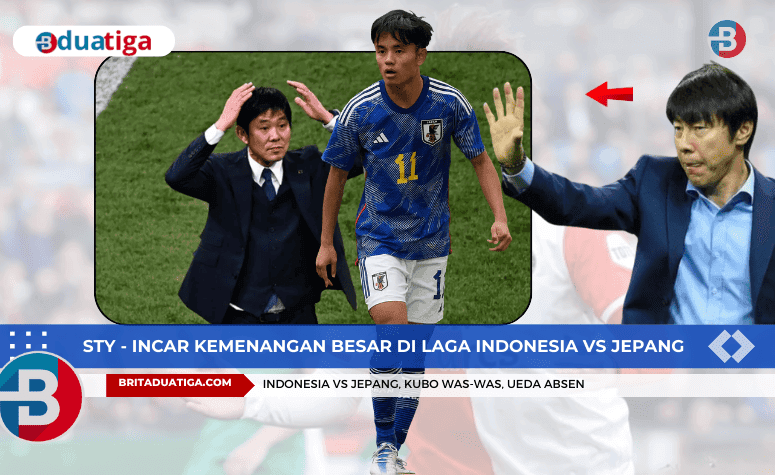 Shin Tae-yong Incar Kemenangan Besar! Indonesia vs Jepang, Kubo Was-was, Ueda Absen