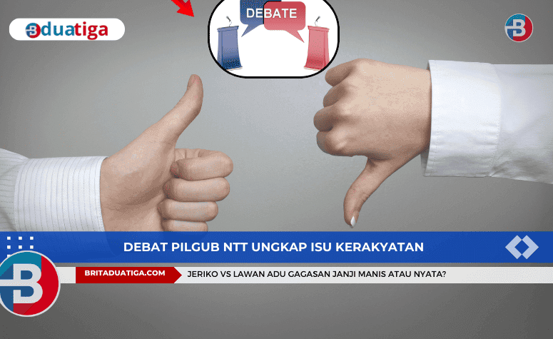 Debat Pilgub NTT ungkap isu kerakyatan, sementara Jeriko vs Lawan Adu Gagasan Janji Manis atau Nyata?