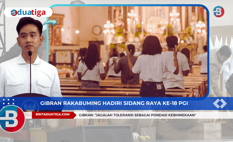 Gibran Rakabuming Hadiri Sidang Raya ke-18 PGI, Kasi Pesan Jaga Toleransi