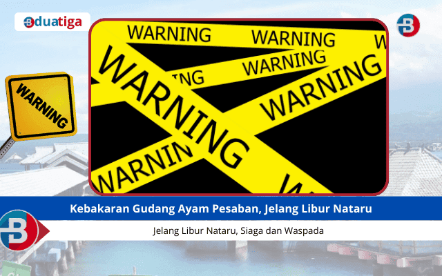 Kebakaran Gudang Ayam Pesaban, Bikin Jelang Nataru Jadi Hangat