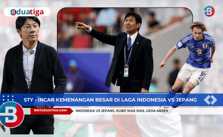 Shin Tae-yong Incar Kemenangan Besar! Indonesia vs Jepang, Kubo Was-was, Ueda Absen