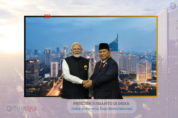 Subianto di India bawa India-IPresiden ndonesia Siap Berkolaborasi