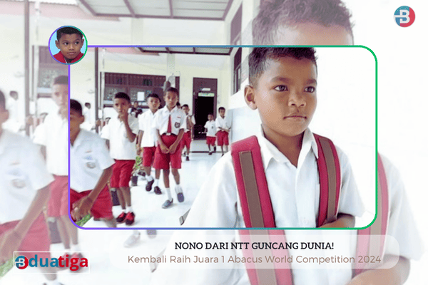 Nono dari NTT Guncang Dunia! Kembali Raih Juara 1 Abacus World Competition 2024