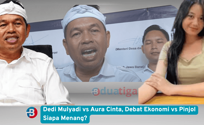 Dedi Mulyadi vs Aura Cinta, Debat Ekonomi vs Pinjol Siapa Menang?