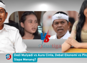 Dedi Mulyadi vs Aura Cinta, Debat Ekonomi vs Pinjol Siapa Menang?