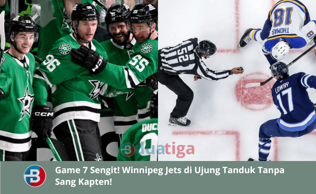 Game 7 Sengit! Winnipeg Jets di Ujung Tanduk Tanpa Sang Kapten!