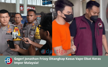 Geger! Jonathan Frizzy Ditangkap Kasus Vape Obat Keras Impor Malaysia!