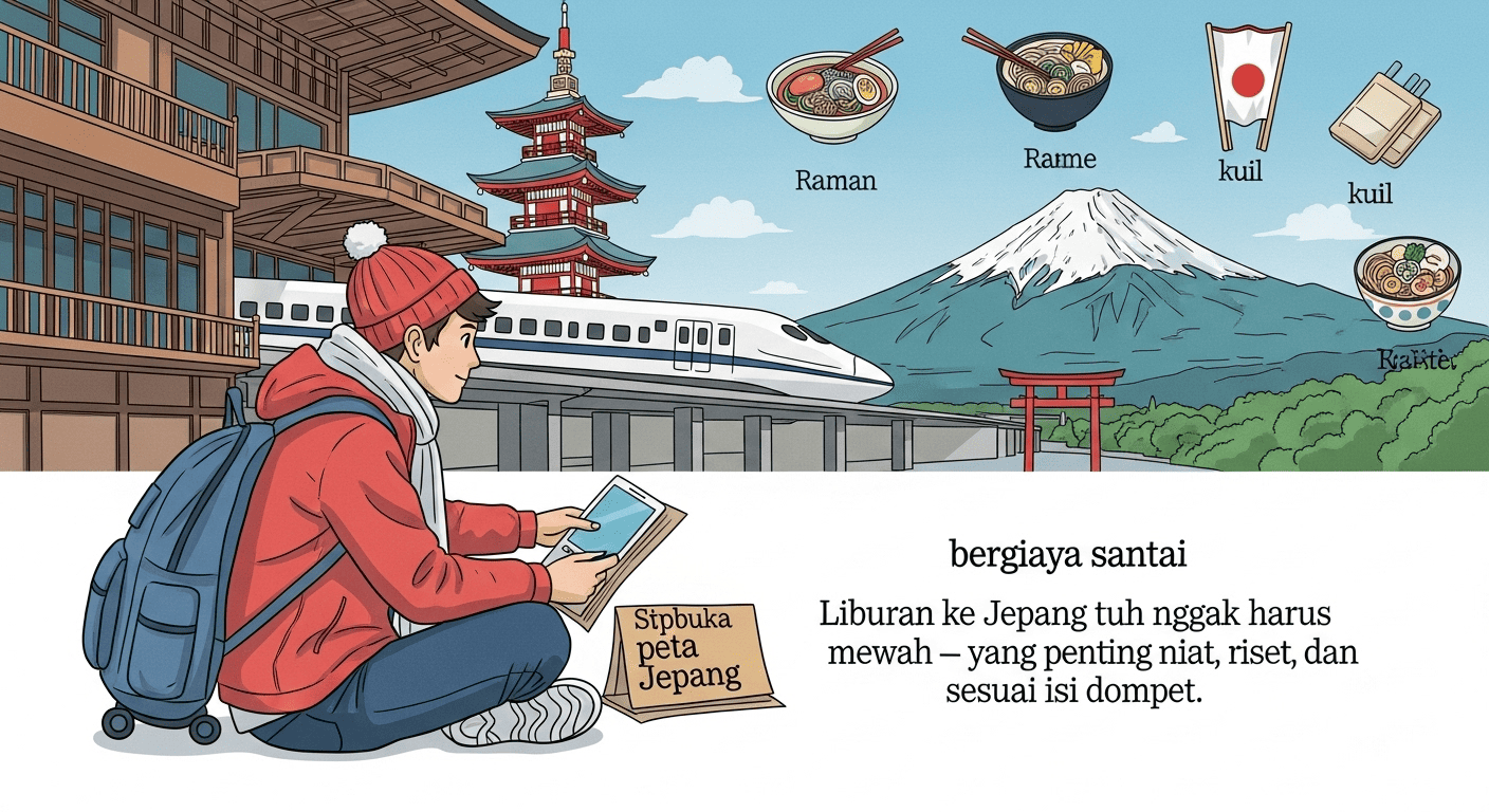 Biaya Liburan ke Jepang 2025: Panduan Lengkap Budget, Itinerary, dan Tips Hemat untuk Semua Tipe Traveler